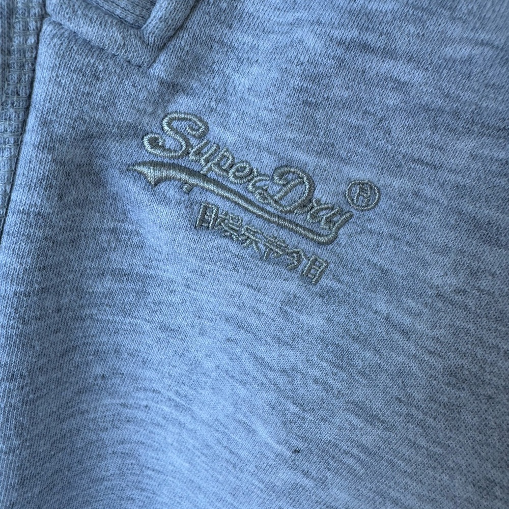 NWOT Superdry White and Black Label Sweatpants - Picture 3 of 8